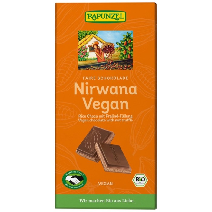 Ciocolata Nirwana vegana, eco
