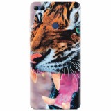 Husa silicon pentru Huawei Y9 2018, Angry Tiger Teeth Fresh