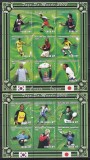 Mozambic 2001 - Campionatul Mondial de Fotbal din 2002, 2 Blocuri, MNH