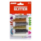 Sclipici Colorat pentru Creații, Set 6 Bucăți, Multicolor, CMCLASS