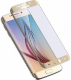 Folie de protectie curbata MyStyle 3D Gold pentru Samsung Galaxy S6 EDGE