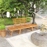 Gossi banca de gradina 2-in-1, 190 cm, lemn masiv de acacia