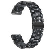 Curea polimer compatibila cu Cookoo Smart Watch, Telescoape QR, 22mm, Black Spot, Very Dream