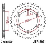 Pinion spate 49 dinti pas lant 520 &ndash; Husaberg - Husqvarna - KTM 125-200-250-300-350-450-540-650cc, Oem