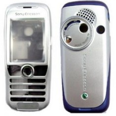 CARCASA pt. SONY-ERICSSON K500 ARGINTIE CU TASTATURA foto