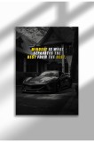 fast_mindset_24|Frameless Motivational Wall Poster, Supercar Art, "Stop Until Proud" Quote, Fast Mindset 2025 | A4 (21 x 29.7 cm) - fast_mindset_24