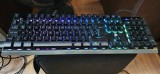 TASTATURA GAMAING SEMI MECANICA SILVERCREST SGKR A1 , ILUMINATA RGB .
