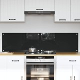 VidaXL Spate de bucătărie Negru 80 x 40 cm sticlă securizată 3415545