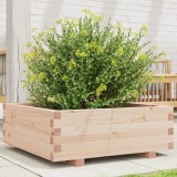 vidaXL Jardinieră de grădină, 70x70x26,5 cm, lemn masiv de pin