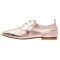 CH2554-20 Pantofi fara toc cu accente metalice, siret si talpa subtire