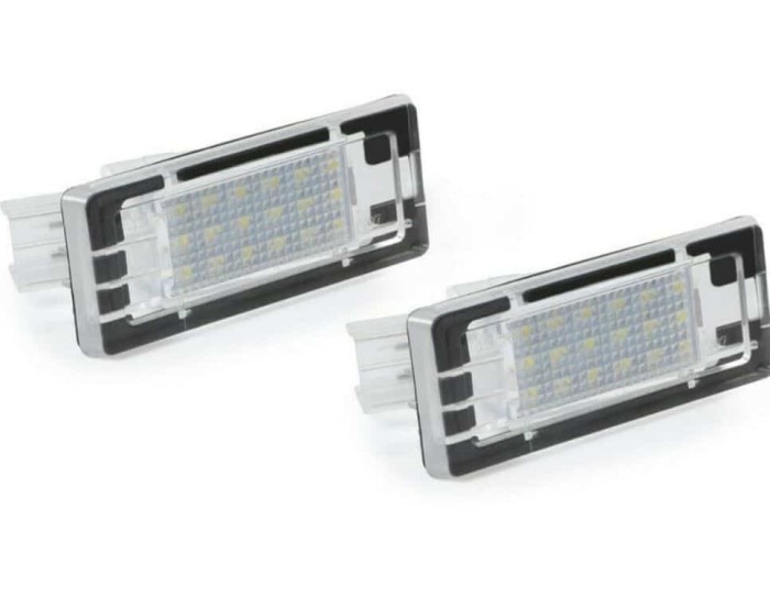 Lampi numar LED, Dedicate pentru Dacia Duster (2010-2018), Logan MCV (2013-), Lodgy (2012-) cu Canbus AutoREY&reg;
