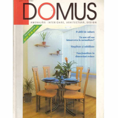 - Domus - amenajari interioare, arhitectura, design - nr.5, mai 2001 - 131806 foto