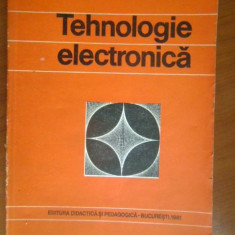 Tehnologie electronica-V.M.Catuneanu