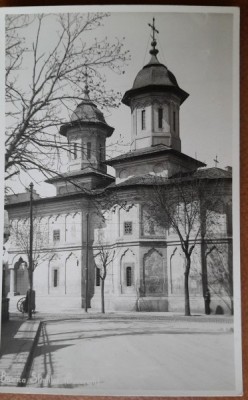 Carte postala, Bucuresti, Biserica Sfintilor, perioada interbelica foto