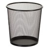 Coș de Gunoi Birou, Metalic, Capacitate 13L, Negru, Dimensiuni 26x28cm, Oem