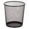 Coș de Gunoi Birou, Metalic, Capacitate 13L, Negru, Dimensiuni 26x28cm