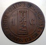 J.193 INDOCHINA FRANCEZA COLONIE 1 CENT 1888 A
