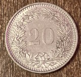 C50 - Moneda foarte veche - Elvetia - 20 rappen - 2012