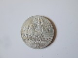 Italia 1 Lira 1913 argint,moneda din imagini,diametrul=23 mm,greutate=5 grame