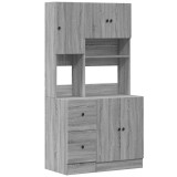 Cumpara ieftin Dulap de bucatarie, gri sonoma, 95x50x180 cm lemn prelucrat