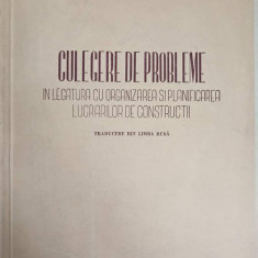 CULEGERE DE PROBLEME IN LEGATURA CU ORGANIZAREA SI PLANIFICAREA LUCRARILOR DE CONSTRUCTII-N.I. PENTCOVSKI