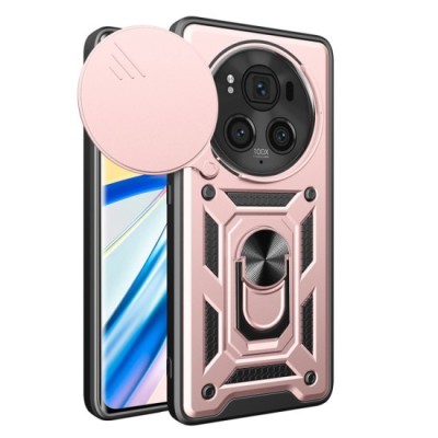 Husa pentru Honor Magic6 Pro - Techsuit CamShield Series - Rose Gold foto
