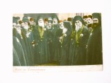 Cumpara ieftin Rara! Carte postala circulata 1904:Patriarhul Ecumenic al Constantinopolului de origine aromana,Ioachim al III-lea impreuna cu Sinodul sau