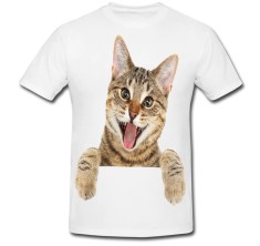 Tricou &amp;quot; Pisica tablou &amp;quot; foto