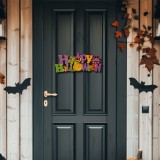 Decoratiune de Halloween - Happy Halloween - agatabila - 42,5 x 18 cm