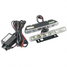 Lumini de zi cu semnalizare drl 6led*1w cu follow me home si pornire si oprire automata Tuning-Shop foto