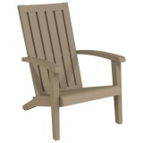 Cumpara ieftin Scaun Adirondack de gradina, maro deschis, polipropilena