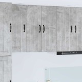 vidaXL Dulap suspendat de bucătărie Gri din beton 30 x 31 x 80 cm 885011