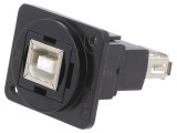 Adaptor USB A la USB B Metalic 2.0 19x24mm