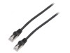 Patch cord F/UTP 6 litat CCA PVC negru 5m 26AWG, Lanberg