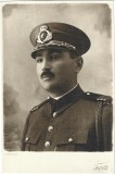 P3267N Ofițer rom&acirc;n cu furajeră, studio Foto Select Dorohoi, perioada regalității
