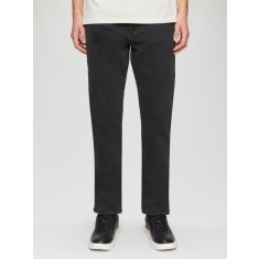 Blugi barbati Rick, croiala Slim Fit, talie medie, Negru, W29 L32