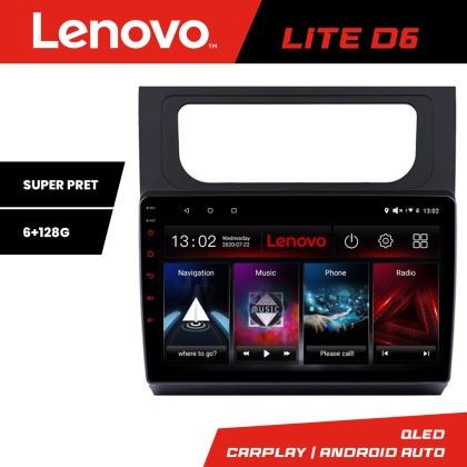 Navigatie VW Touran 2010-2016 Lenovo Kit-touran3 8 core 6+128 GB Android Waze USB Navigatie Internet Youtube Radio CarStore Technology