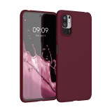 Husa Kwmobile pentru Xiaomi Redmi Note 10 5G, Silicon, Rosu, 54947.187, Carcasa