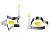 Set 2 forme de prajit oua sau de prajit clatite in forma de inimiora si stea, 8 cm, 514COF