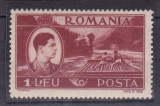 ROMANIA 1947 LP 219 MIHAI VEDERI EROARE APOSTROF INTRE L SI EU DIN LEU STARE MNH, Nestampilat