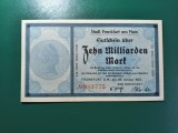 GERMANIA FRANKFURT 10 MILIARDE MARCI 1923 UNC