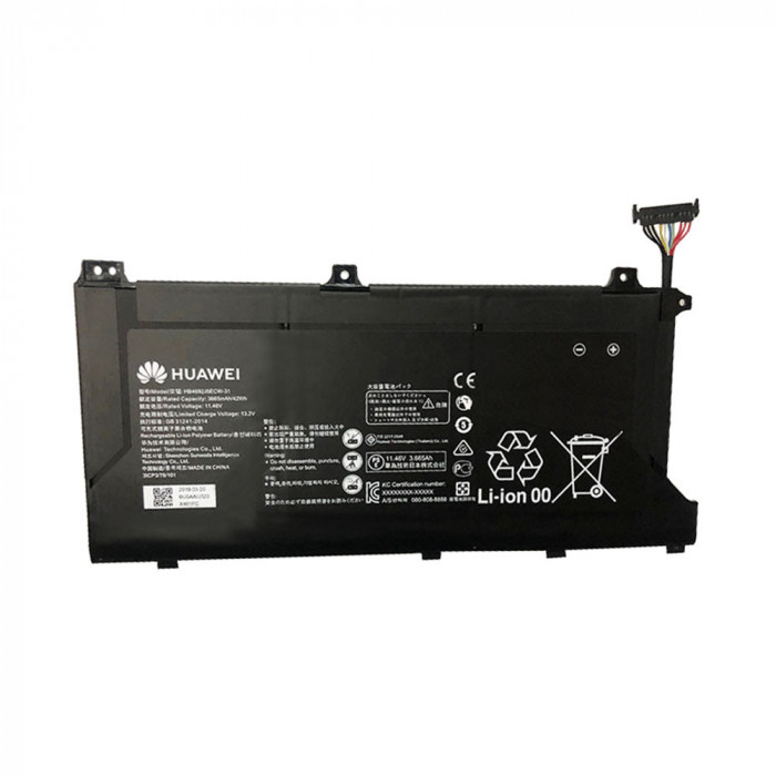 Baterie Laptop, Huawei, MagicBook D14, HLY-19R, WRTD-WFH9, 3ICP5/62/81, HB4692J5ECW-31, 11.46V, 3665mAh, 42Wh