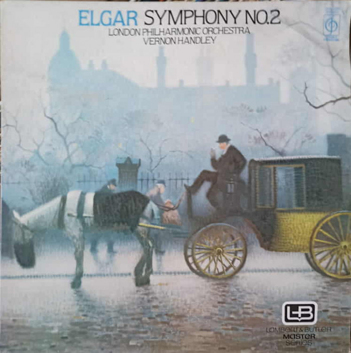 Disc vinil, LP. Symphony No. 2-Elgar, London Philharmonic Orchestra, Vernon Handley