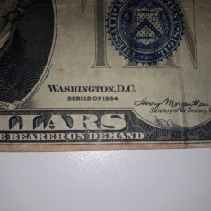 Bancnota 10$ dolari SUA / US Dollar Silver Certificate Series 1934