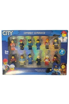 Set 12 figurine City, 5cm, multicolor foto
