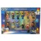 Set 12 figurine City, 5cm, multicolor