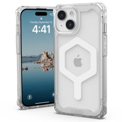 Husa pentru iPhone 15 Plus - UAG Plyo MagSafe - Ice Silver foto