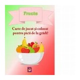 Fructe. Carte de jucat si colorat pentru picii de la gradi!