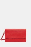 Answear Lab poseta de piele culoarea rosu