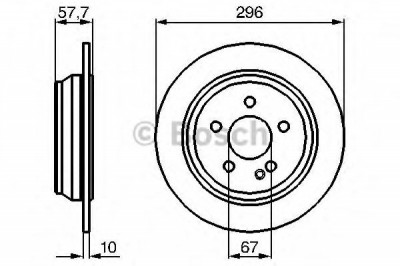 Disc frana MERCEDES VITO bus (W639) (2003 - 2016) BOSCH 0 986 479 138 foto